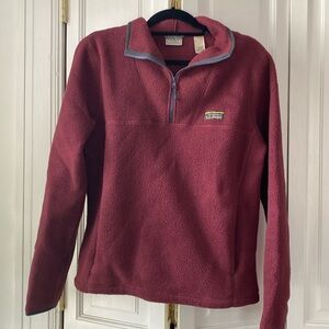 Maroon fleece